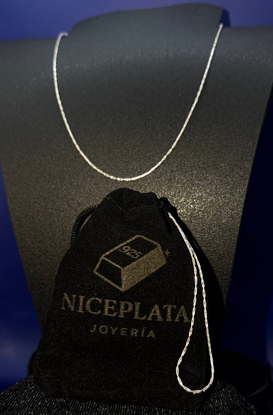 Cadena de Plata .925 / Cardona 1mm