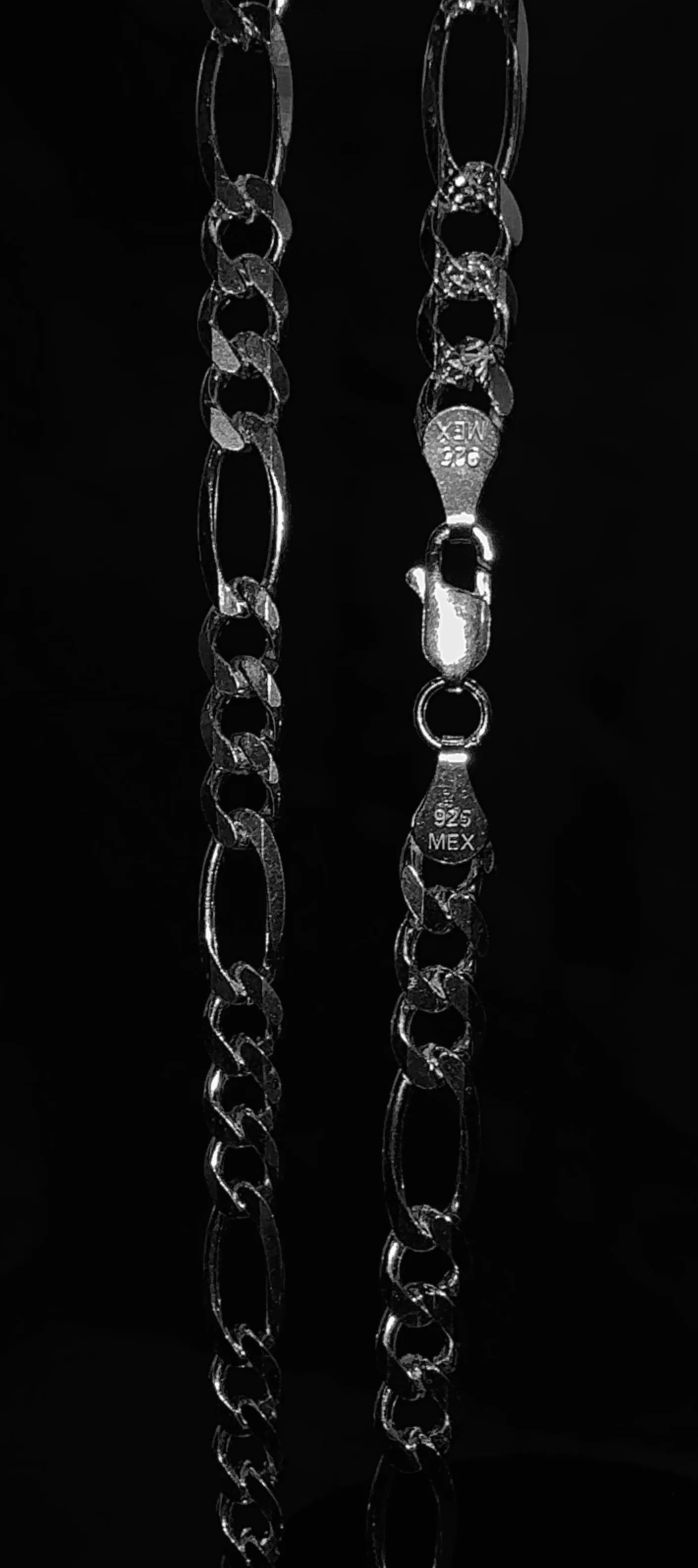 Cadena de Plata .925 / Cartier Esgrafiada 8mm - NICEPLATA