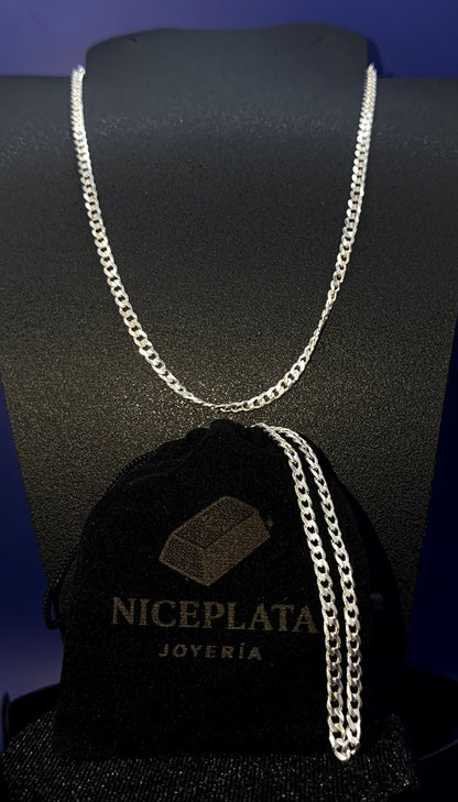 Cadena de Plata .925 / Barbada 4mm