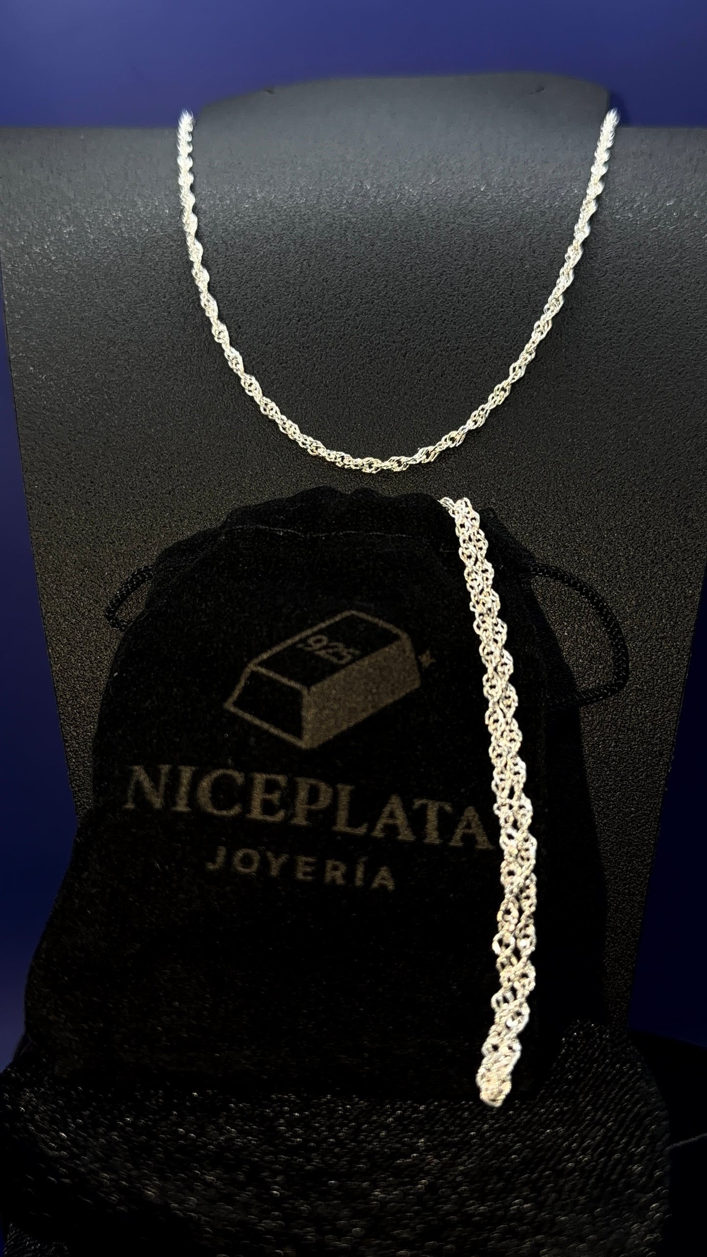 Cadena de Plata .925 / Singapur 3mm - NICEPLATA