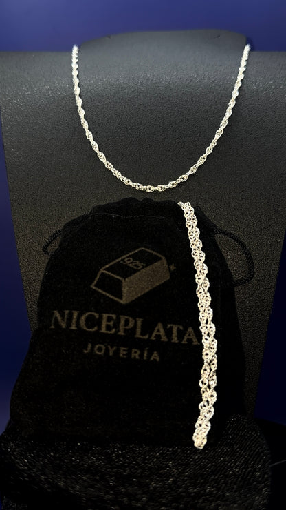 Cadena de Plata .925 / Singapur 3mm - NICEPLATA