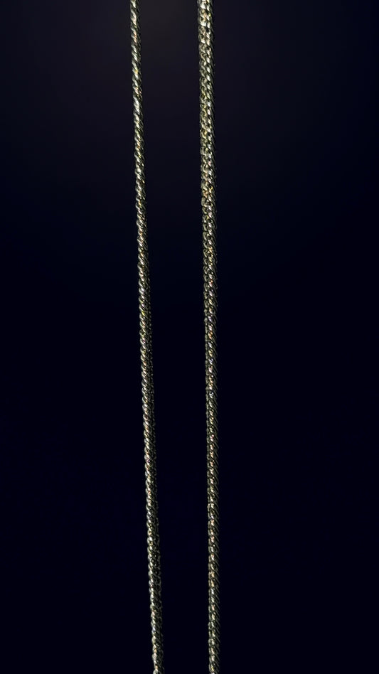 Cadena de Plata .925 / Barbada Doble 2mm