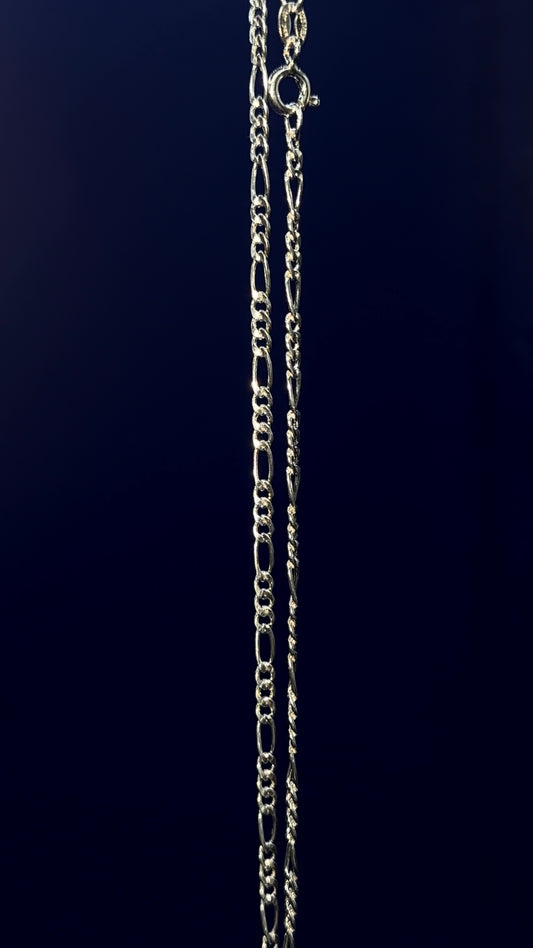 Cadena Figaro 3X1  2mm  / Plata .925 - NICEPLATA