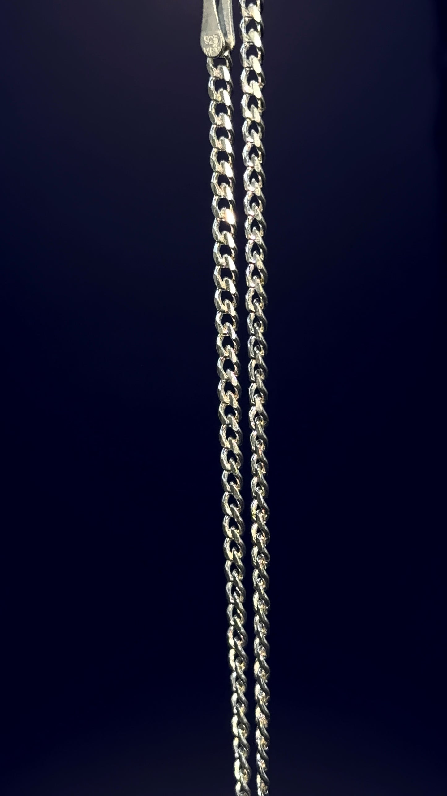 Cadena de Plata .925 / Cadena Barbada 2.2mm - NICEPLATA