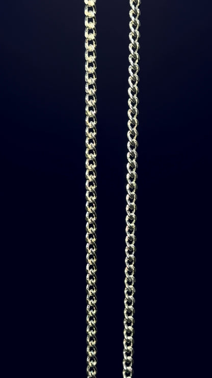 Cadena  Barbada 1.4mm  / Plata .925 - NICEPLATA