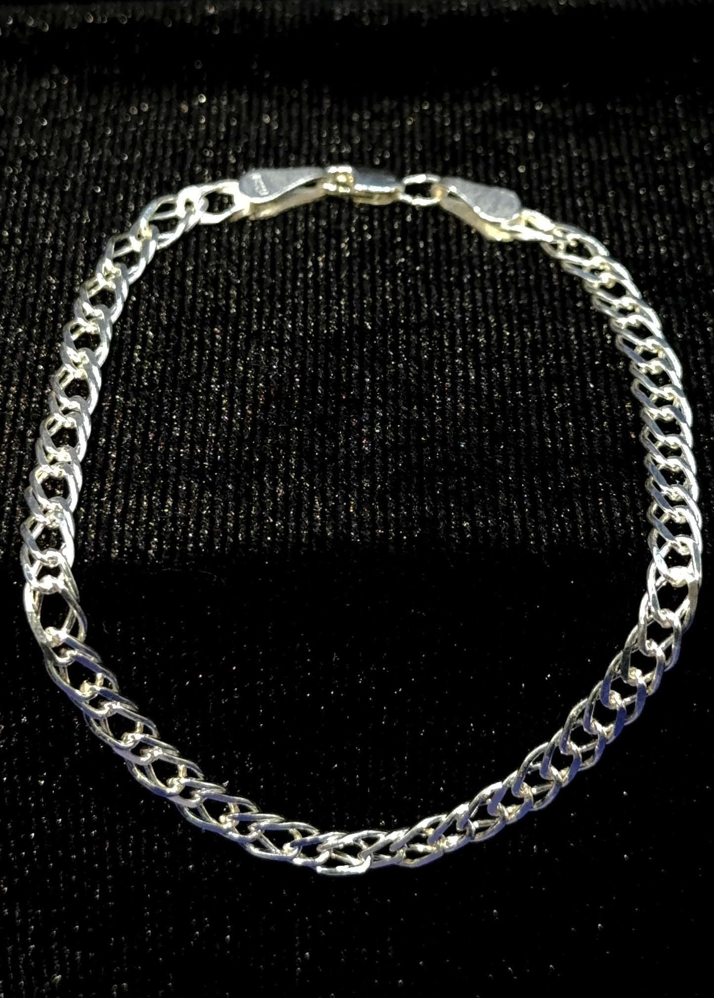 Pulsera Doble Barbada 4mm  /  Plata .925 - NICEPLATA