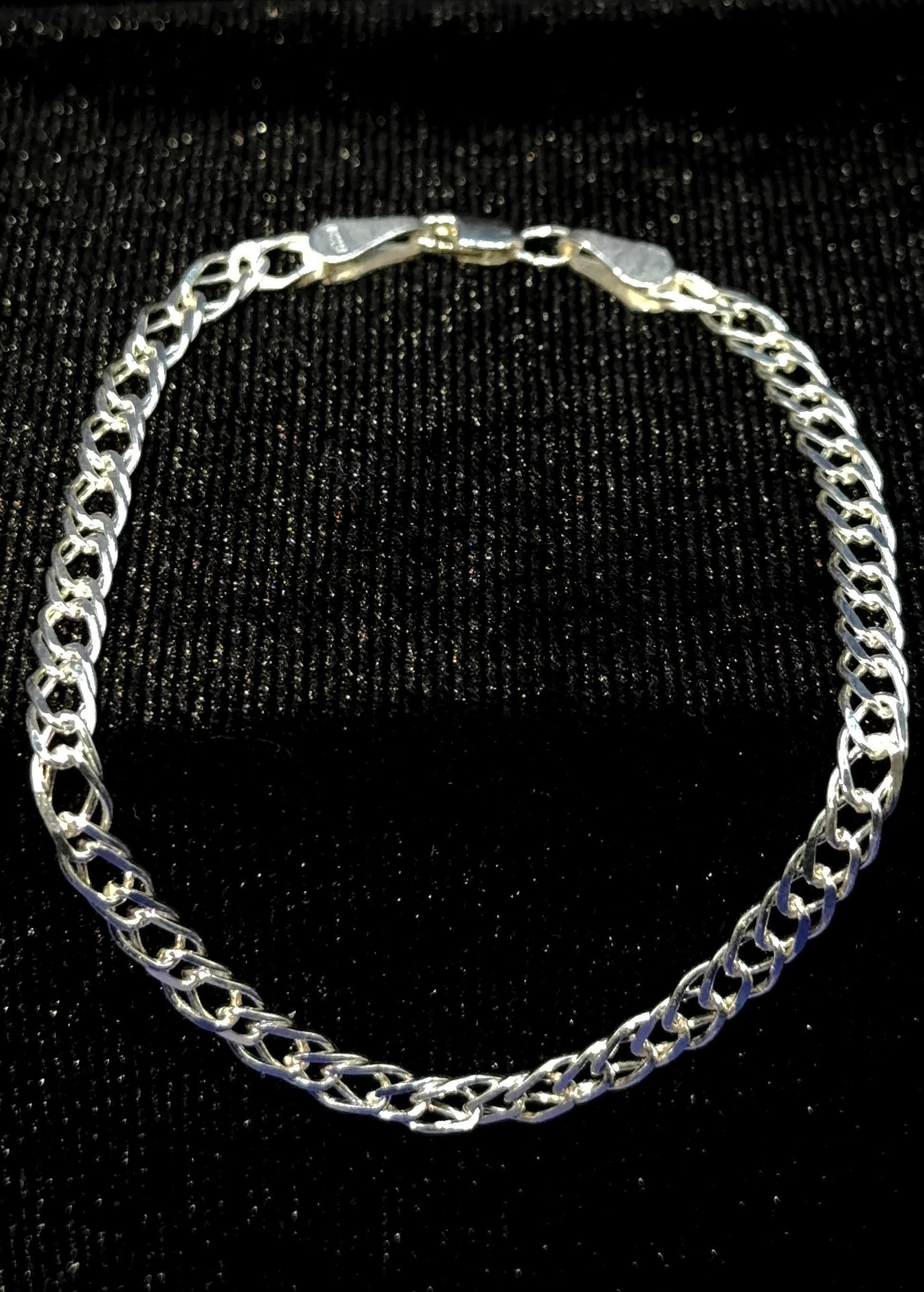 Pulsera Doble Barbada 4mm  /  Plata .925 - NICEPLATA