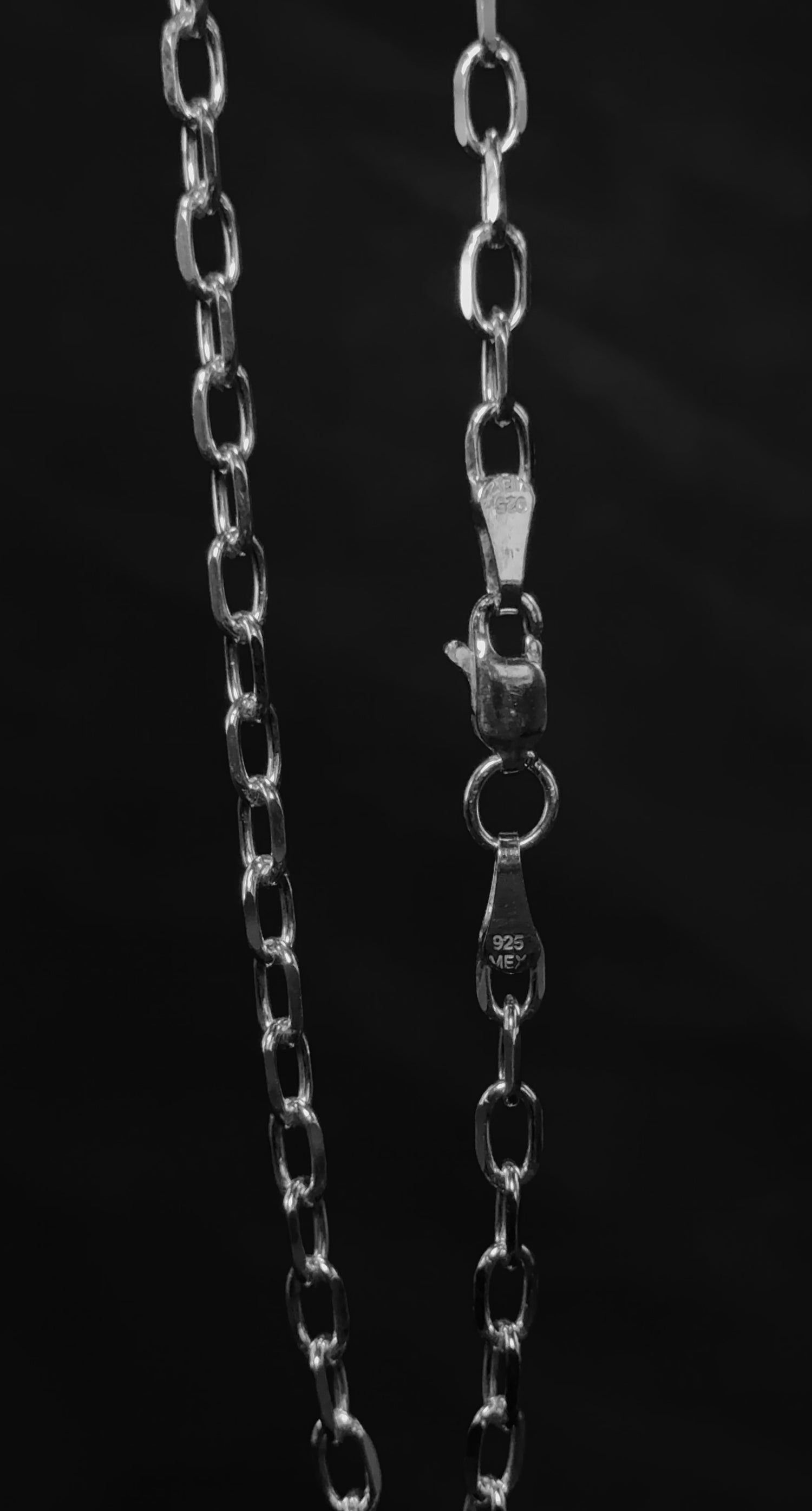 Cadena de Plata .925 / Ancla Diamantada 4mm - NICEPLATA