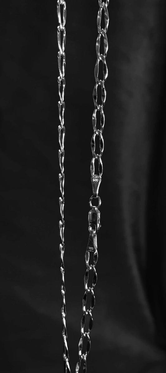 Cadena de Plata .925 / Figaro Troqueleada 6mm