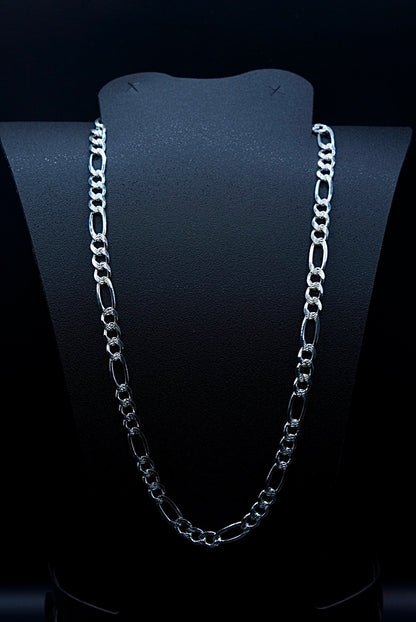 Cadena de Plata .925 / Cartier Esgrafiada 8mm