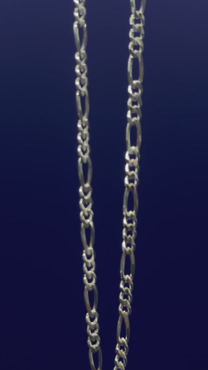 Cadena de Plata .925 / Cubana 3x1 Diamantada 4mm