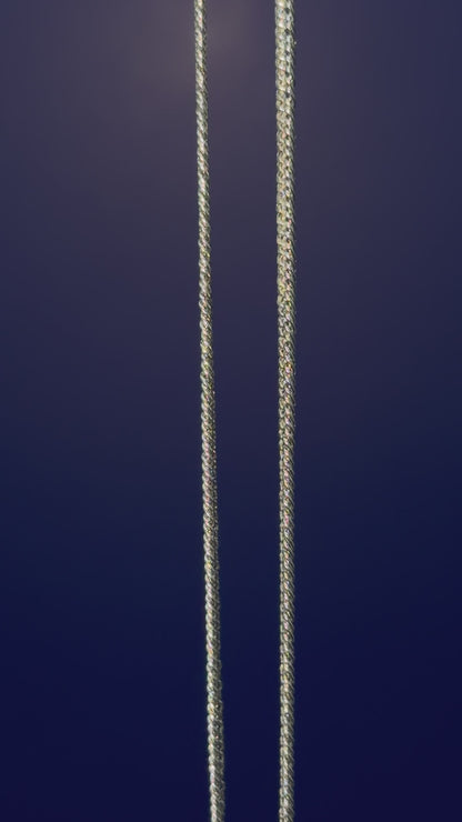 Cadena de Plata .925 / Barbada Doble 2mm