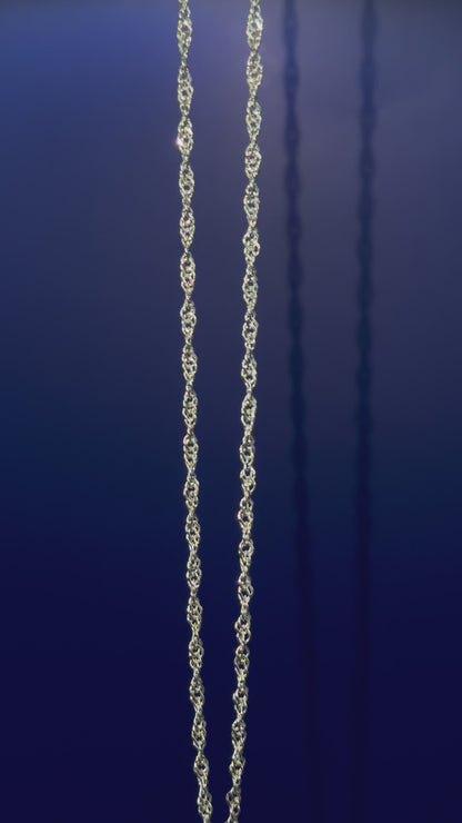 Cadena de Plata .925 / Singapur 3mm